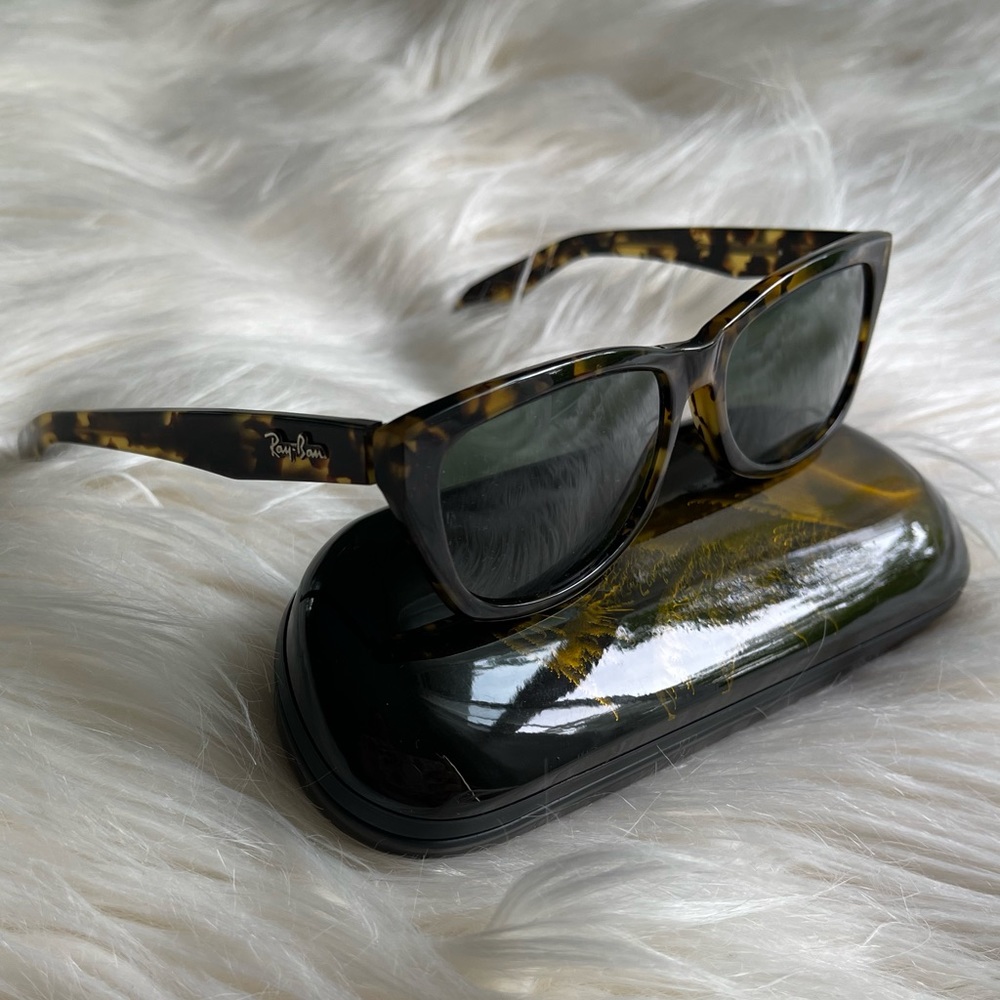 Vintage Ray-Ban W1437 Innerview Yellow Tortoise Shell Sunglasses